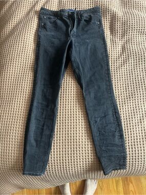 GAP Black High-Rise Denim Jeans - Long